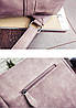 Стильный портфель для девушек светло-коричневый, фото 6