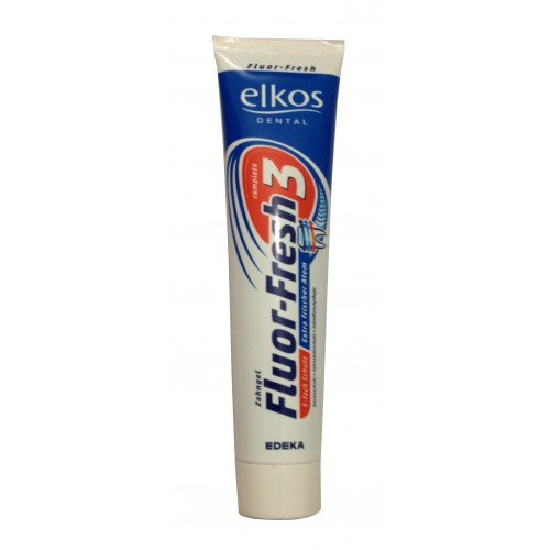Зубная паста Elkos Zahgel Fluor-Fresh 3 125мл.