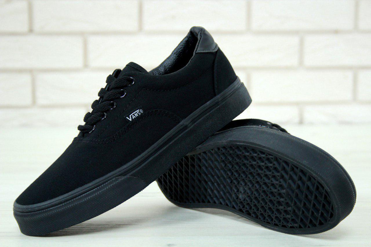 

Кеды мужские в стиле Vans ERA 59 код товара KD-10995. Черные 41