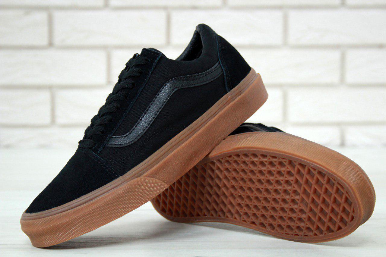 

Кеды женские в стиле Vans Old Skool код товара KD-11441. Черные 40