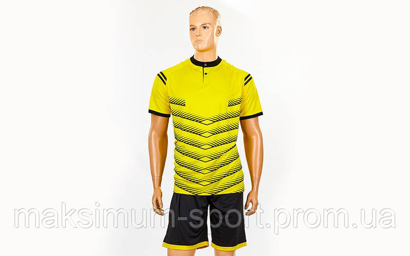

Футбольная форма Hatch (PL, р-р S-3XL, желтый, шорты черные)