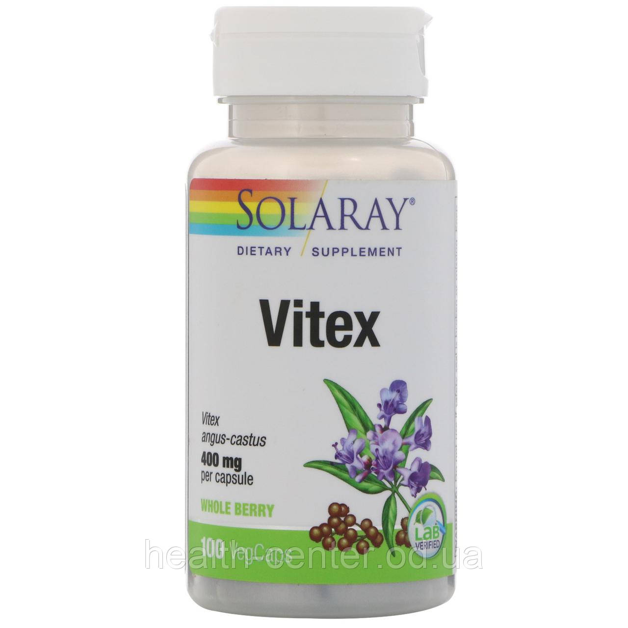 Экстракт плодов прутняка. Vitex священный Solaray. Solaray, Vitex, 400 MG, 100 VEGCAPS. Витамины Vitex айхерб. Vitex БАД айхерб.
