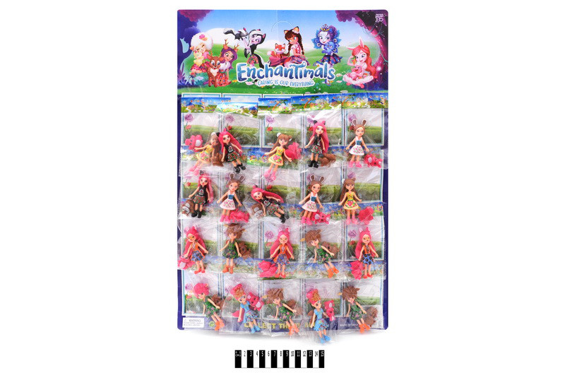 

Куклы-фигурки "Enchantimals" 20шт. на планшете 58*38*2,5 72-2/