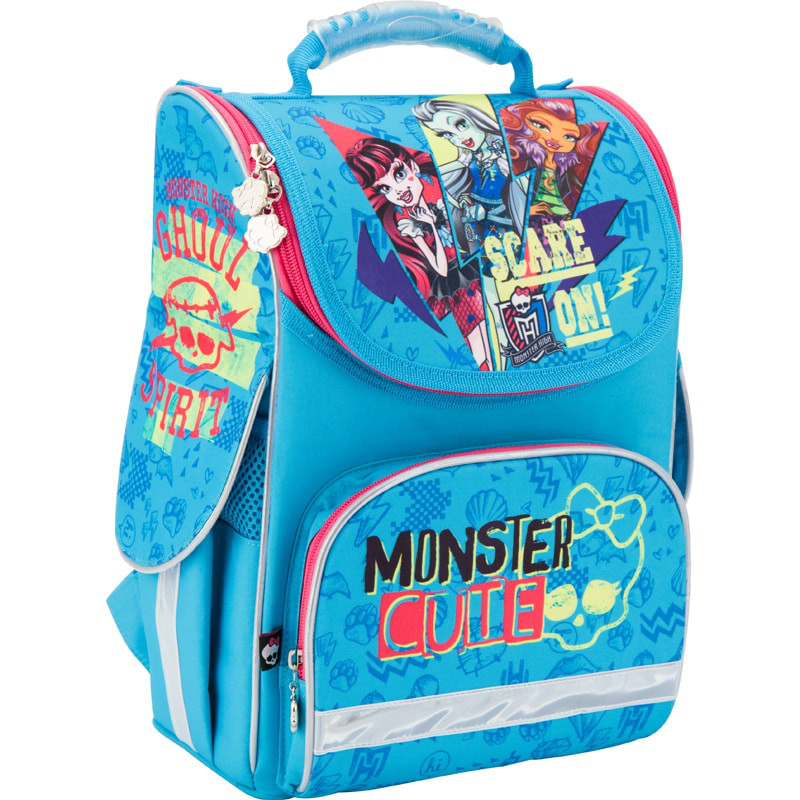 

Рюкзак KITE Monster High №MH17-501S каркасный, Синий