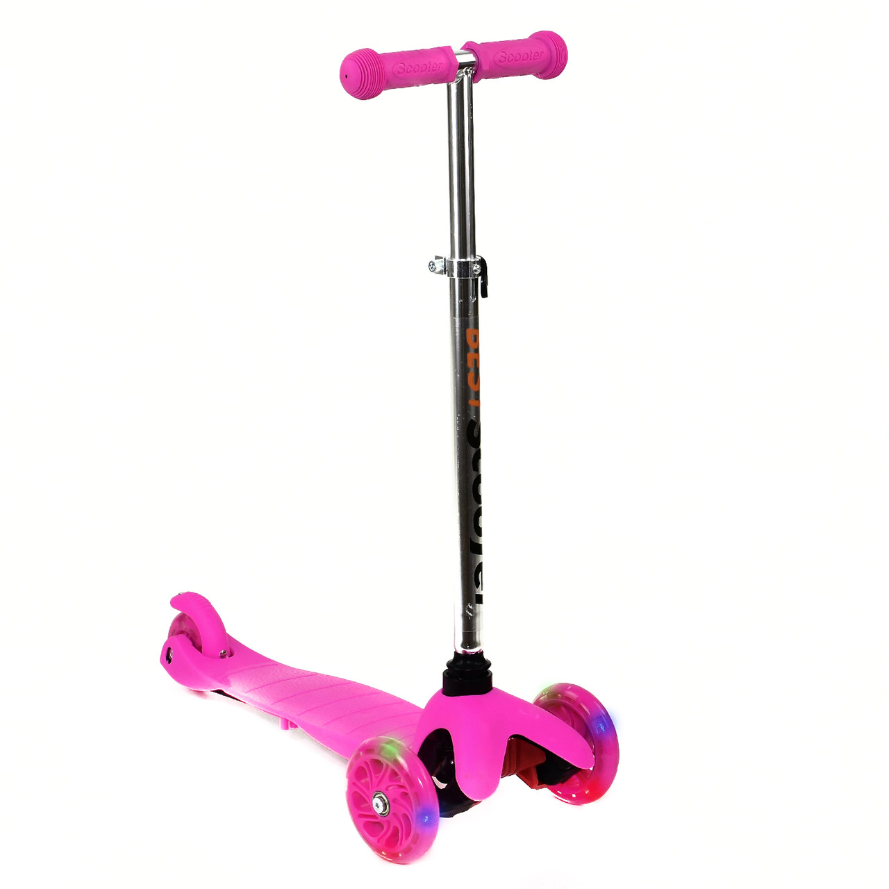 

Самокат MINI Best Scooter 3 колеса свет 50кг Розовый (466-112)