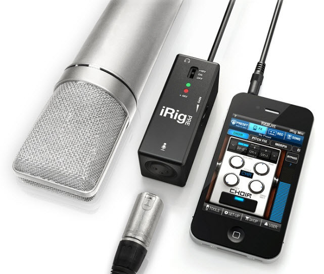 

Микрофонный XLR интерфейс IK MULTIMEDIA iRIG PRE