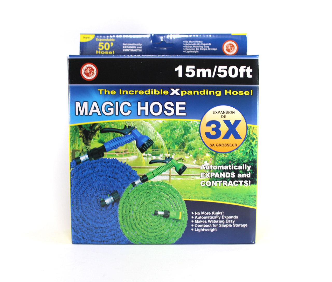 Шланг X HOSE 15m 50FT steel с распылителем в комплекте Шланг X HOSE 15m 50FT steel с распылителем в комплекте