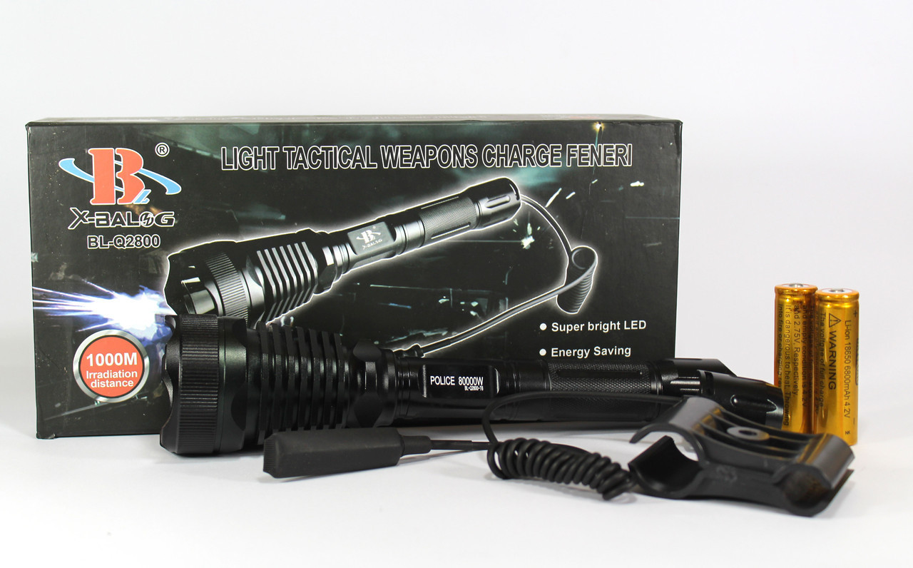 Ліхтарик BL Q2800 T6 158000W (60) упак.15шт. Ліхтарик BL Q2800 T6 158000W (60) упак.15шт.