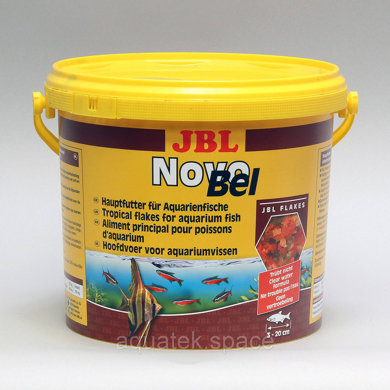 

JBL NovoBel основной корм для аквариумных рыб 10,5 л 1995 гр