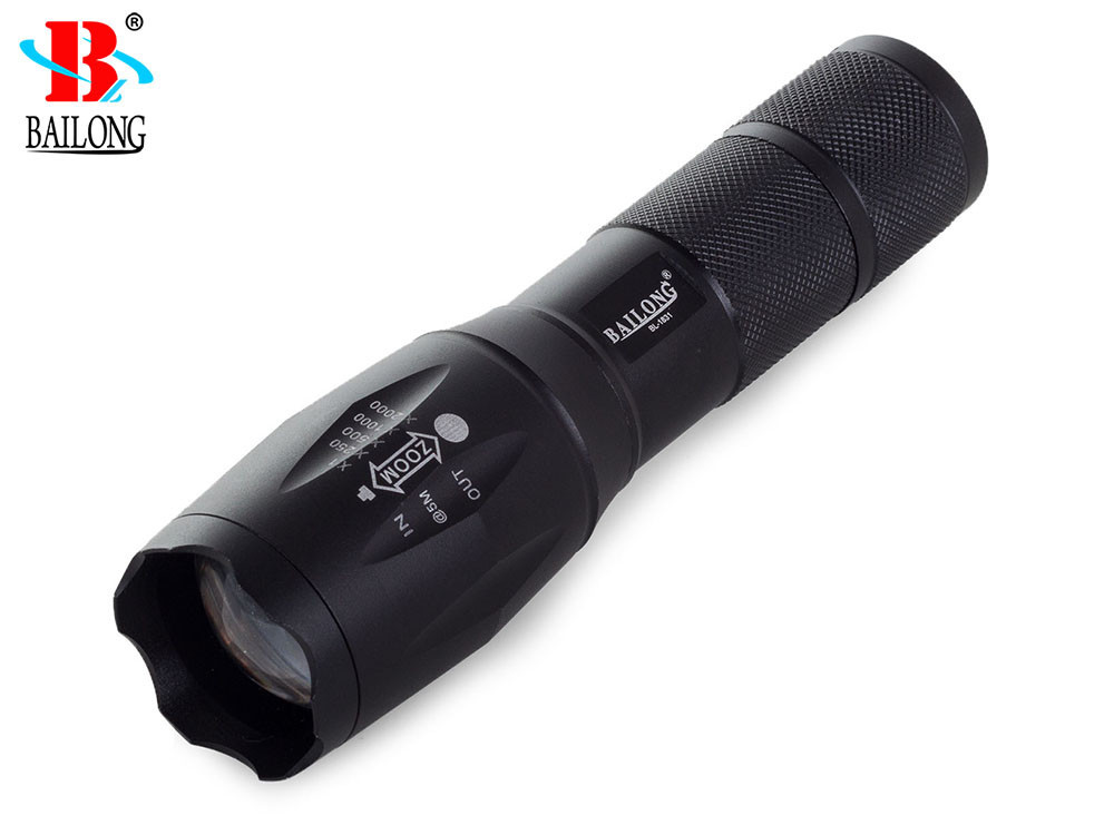 

Фонарь BAILONG CREE ZOOM XM-L3-U3, Черный