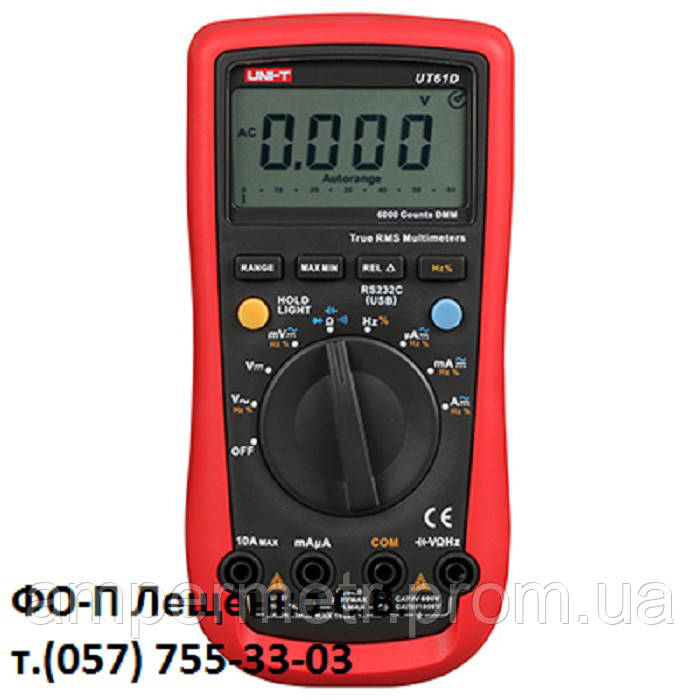 

Цифровой мультиметр UNI-T UTM 161D (UT61D)