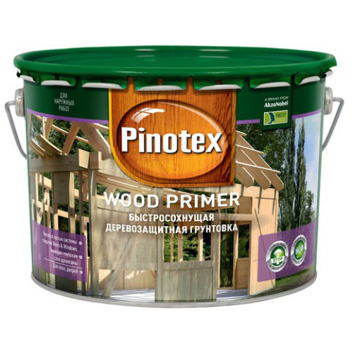 

Pinotex Wood Primer 10 л, Бесцветный, Бесцветная