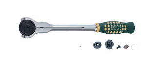 Трещотка шарнирная с резиновой ручкой 1/2" (72 зуб.) L=303 мм Force 802423 F