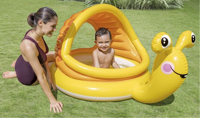 Детский надувной бассейн "Улитка" Intex . Правильно выбираем детский бассейн