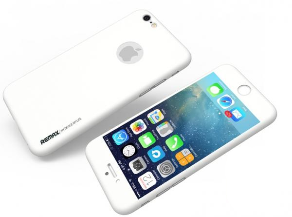 

Чехол Apple Skin 360 Full Cover 0.3mm для iPhone 6/6s белый REMAX 601802