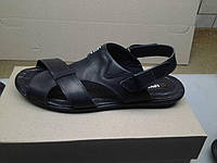 Мужские кожаные черные сандалии LEVIS больших размеров Big 46 47 48 49 50