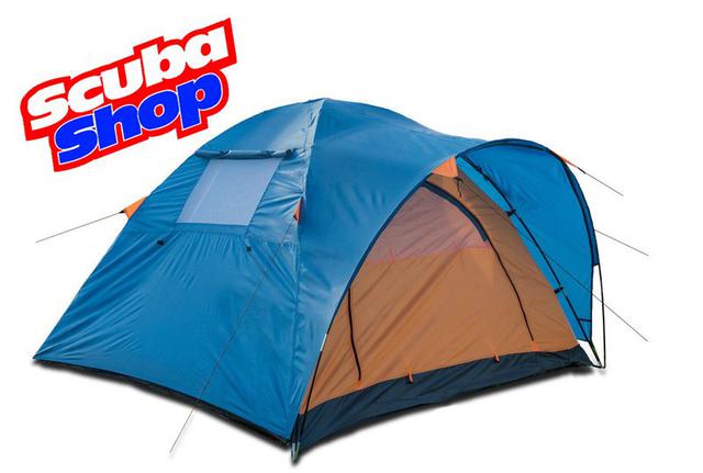 Палатка трехместная Coleman 1014, двухслойная (размеры 280х200х150 см)