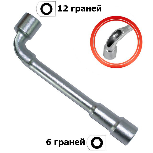 

Ключ торцовый L-образный 24мм Intertool HT-1624