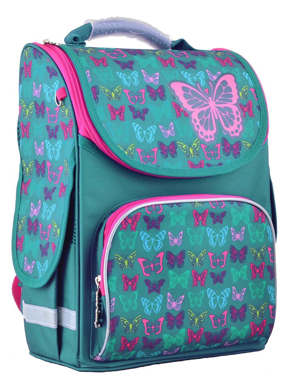 

554449 Ранец каркасный Smart PG-11 "Butterfly turquoise"