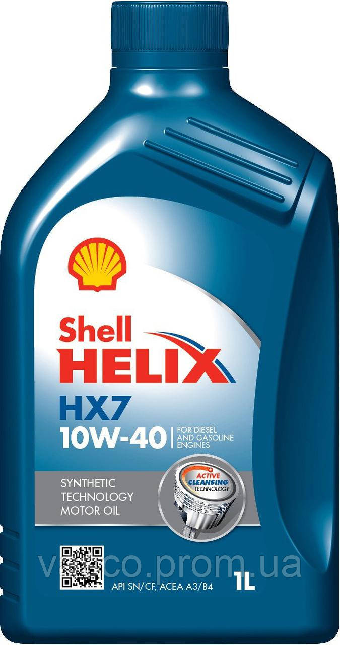 

10w40 НХ7 HELIX Shell кан.1л олива моторна