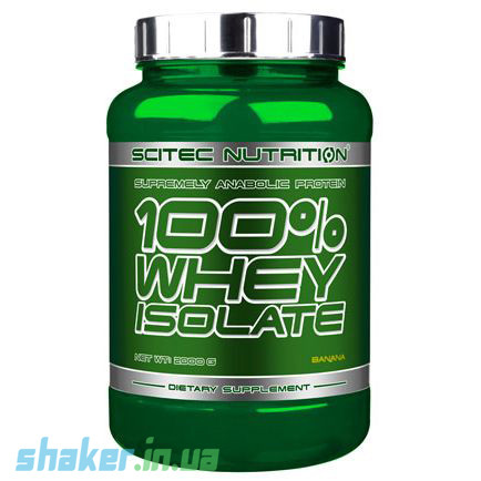 

Сывороточный протеин изолят Scitec Nutrition 100% Whey Protein Isolate (2 кг) скайтек вей banana