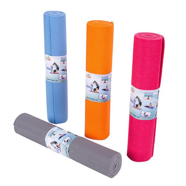

Йога мат GreenCamp 4мм (61*173) PVC+чехол GC61173-4PVC