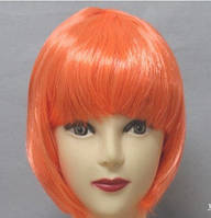 Рудий(помаранчевий) перуку каре карнавальний відмінної якості, фото 1