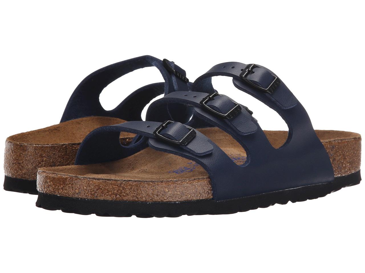 

Сандали/Вьетнамки (Оригинал) Birkenstock Florida Soft Footbed - Birko-Flor™ Navy Birko-Flor™