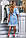 Літній коттоновое сукня вільного крою з мереживом 44-50 розміру, фото 3