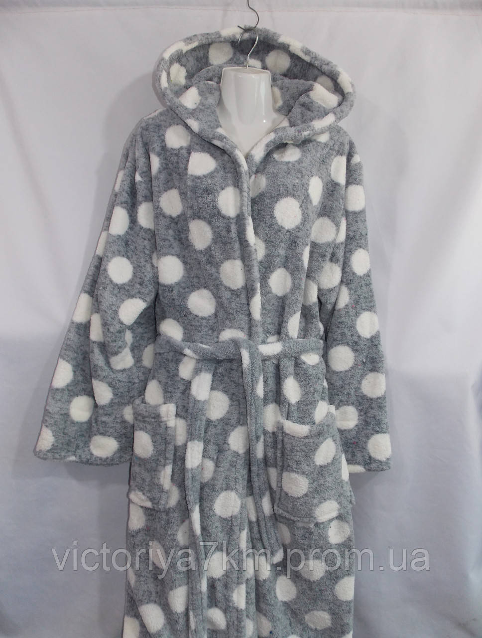 

Халат женский махровый (XL-3XL) "Polar" RS2-1738