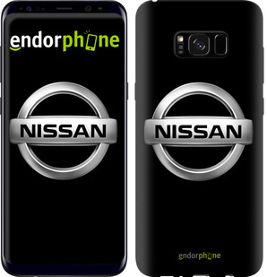 

Чехол на Samsung Galaxy S8 Plus Nissan. Logo v3 "3131c-817-535", Черный