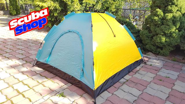 Туристическая палатка-автомат Verus Automatic Quick трехместная, размер (2*2*1,4 м)