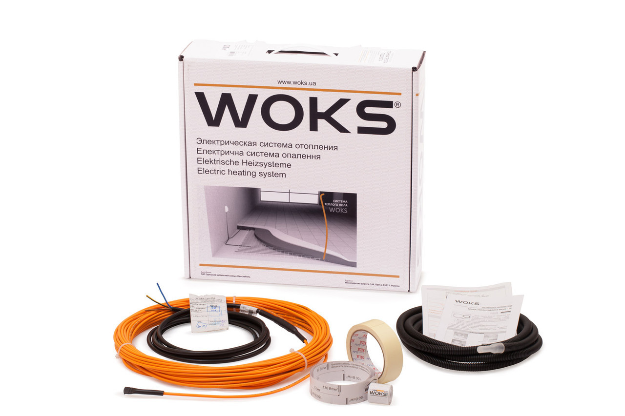 

Woks-10 500 Вт (3,2-4,2 м2) тонкий теплый пол под плитку