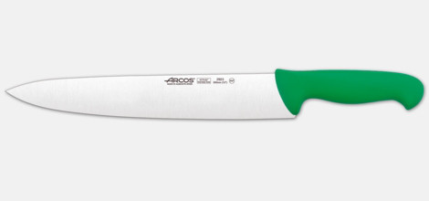 292321 Нож поварской Arcos серия 2900 цвет зеленый (30 см)