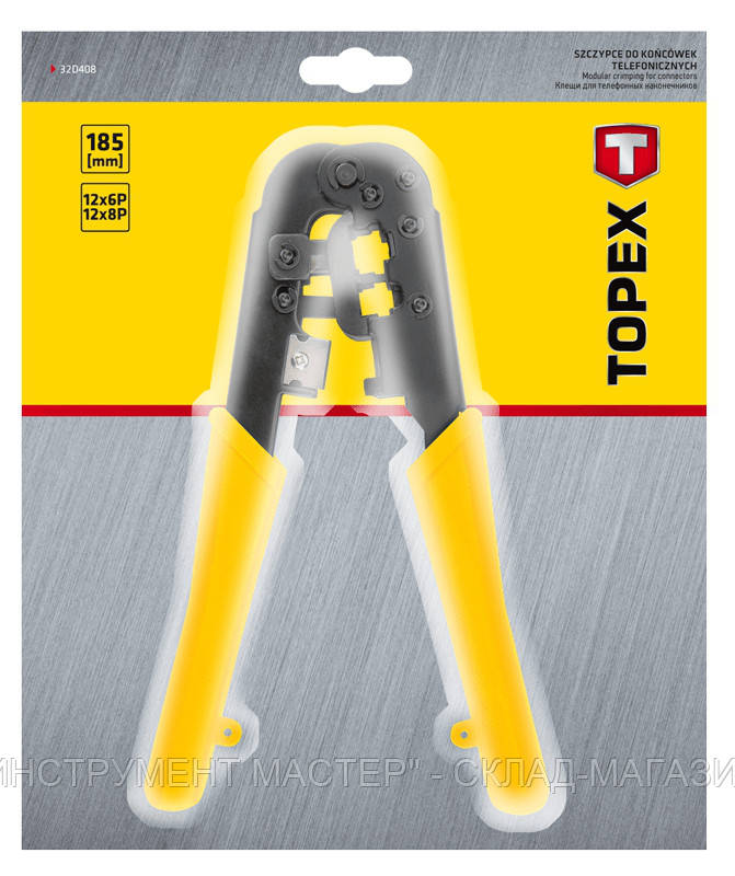 

Клещи для телефонных наконечников Topex 32D408