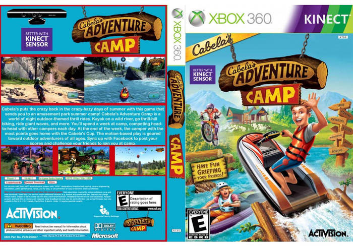 cabela's adventure camp xbox 360