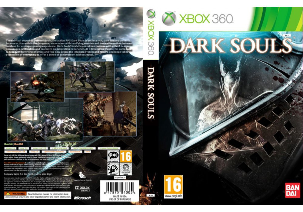 Игра для Игровой Консоли Xbox 360, Dark Souls — в Категории "Видео Игры" на  Bigl.ua (701875484)