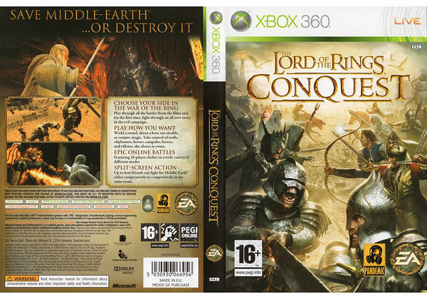Игра для игровой консоли Xbox 360, Lord of the Rings: Conquest: продажа,  цена в Днепре. Видео игры от "PlayNow" - 701876078