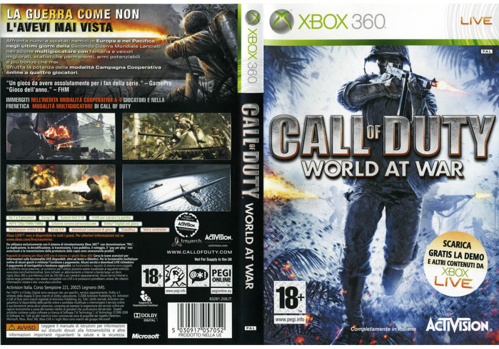 Call Of Duty World At War Xbox 360 on Sale, 59% OFF | www.emanagreen.com