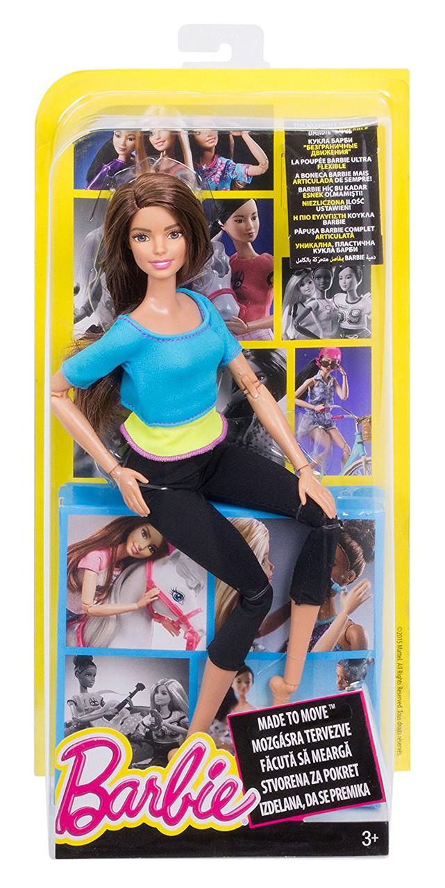 Шарнирная Кукла Барби Йога Тереза Шатенка Серия Безграничные Движения  Двигайся как Я Barbie Made To Move Doll — Купить Недорого на Bigl.ua  (702497603)