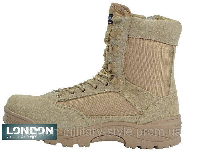 

Берцы Армейские ботинки TACTICAL BOOT ZIPPER YKK Black Thinsulate MIL-TEC Германия 38, Coyote