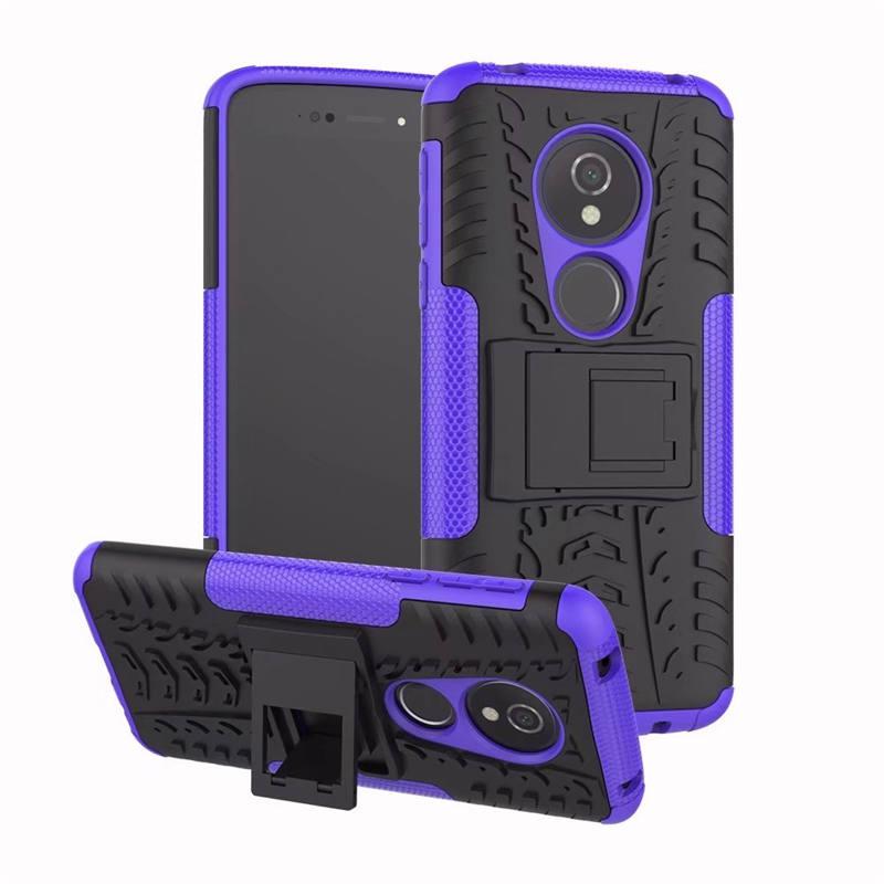 

PC + TPU чехол Armor на Motorola Moto G6 Play (8 цветов) фиолетовый