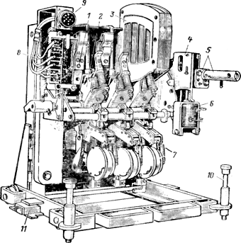 Конструкция автоматического выключателя (АВМ).