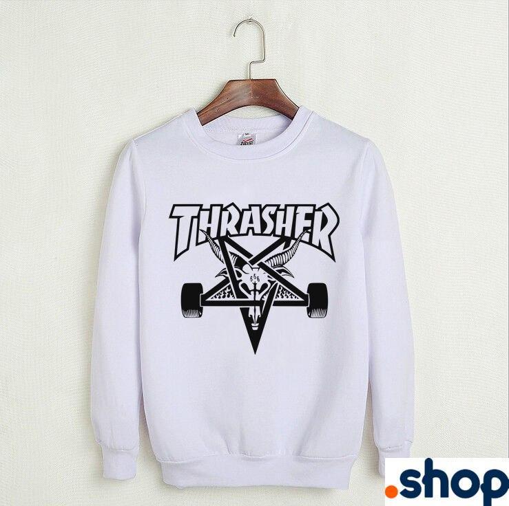 

Свитшот (реглан) мужской Thrasher, трешер M, белый