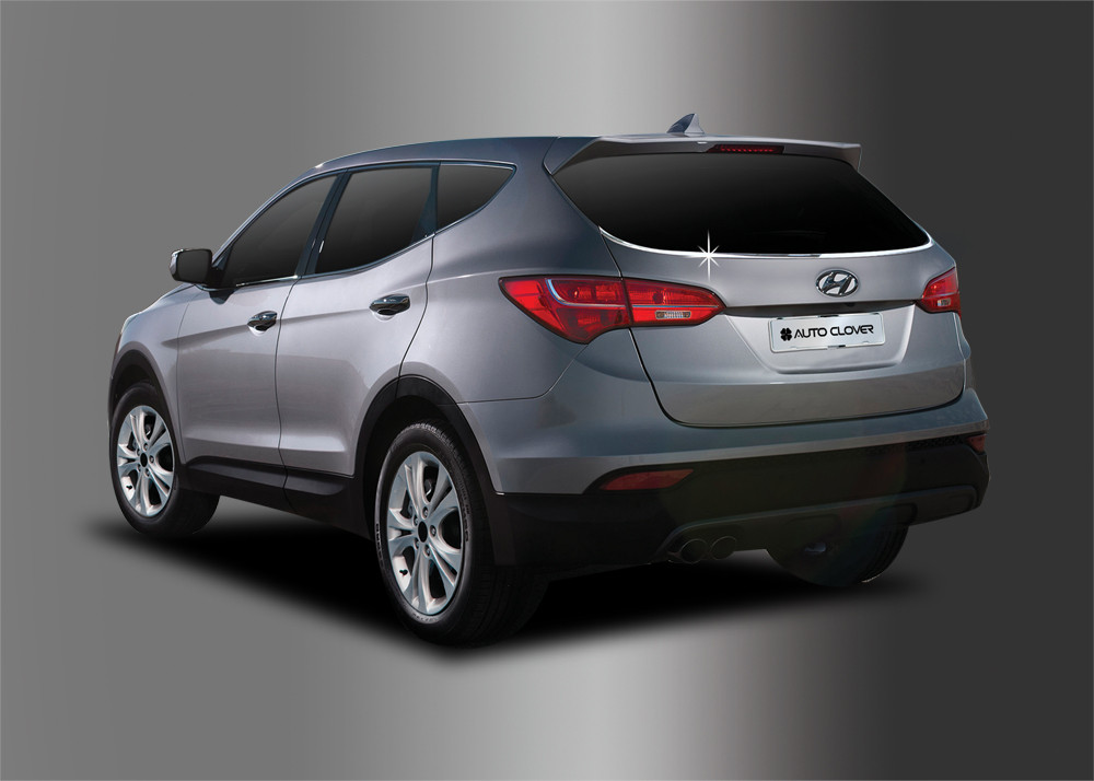 

Hyundai Santa Fe (2012-) Окантовка заднего стекла нижняя, Хром