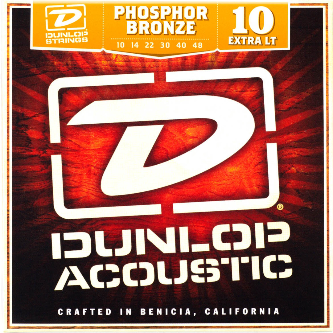 Струны для гитары акустической Dunlop Phosphor Bronze Extra Light