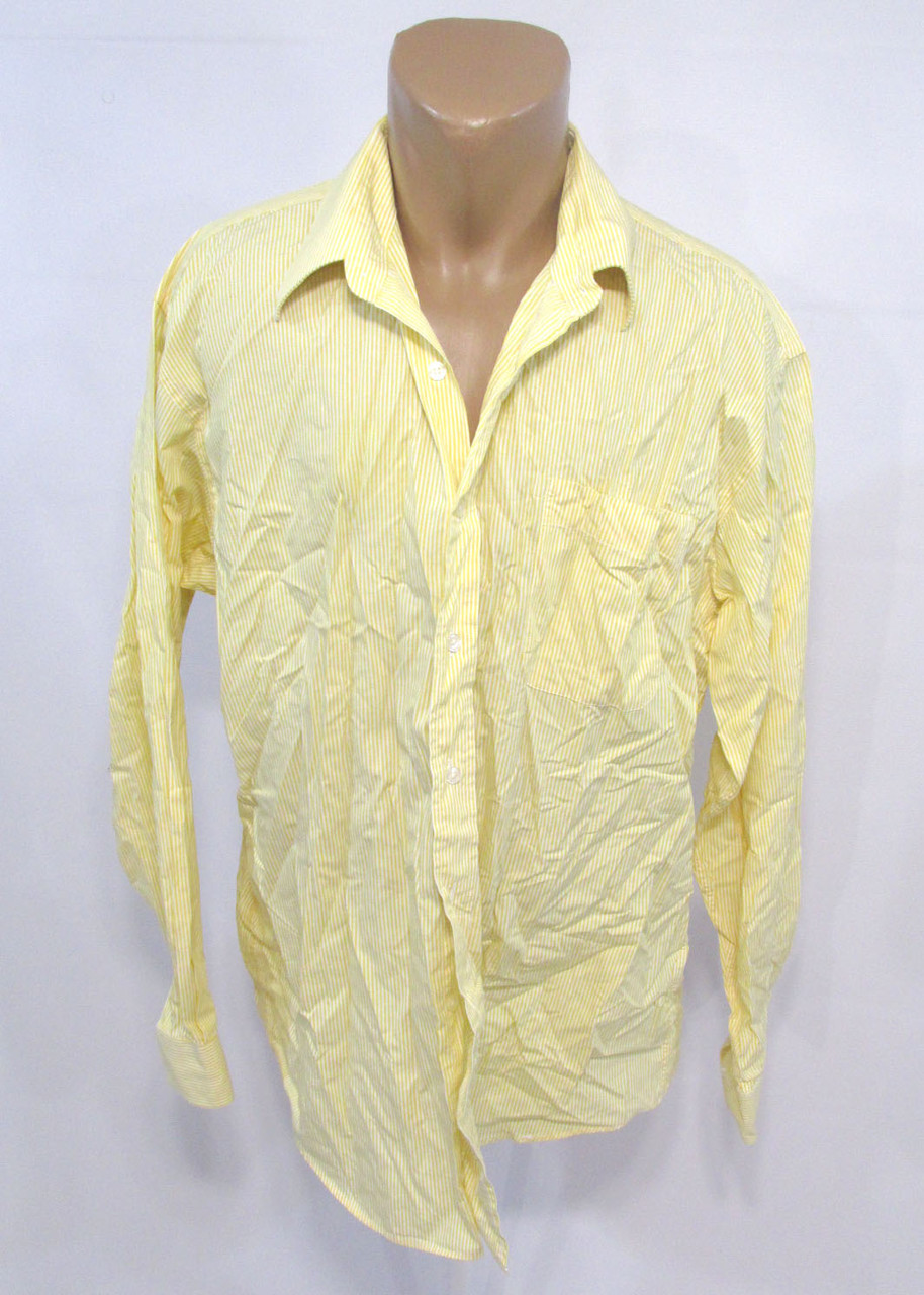 Рубашка Horne Brothers, 16.5 (43), Cotton, св. желтая, Как Новая!