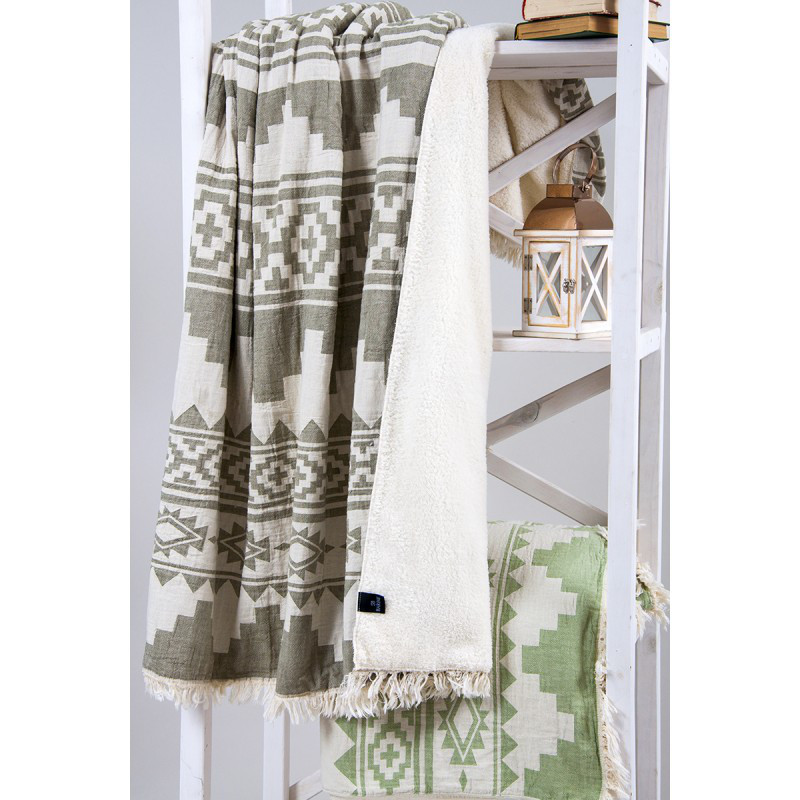 

Плед микроплюш Barine - Rug Throw khaki 130*170, Хаки