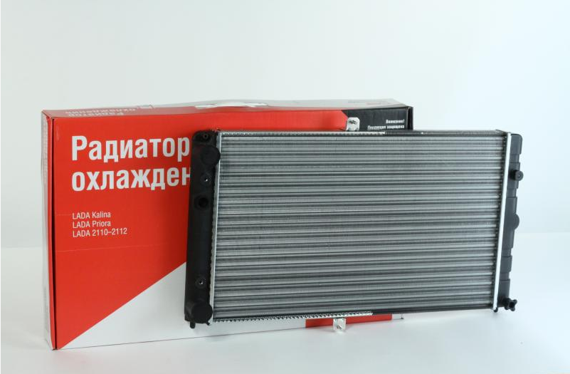 Радиатор охлаждения 2110-2112 алюминиевый ДААЗ под датчик