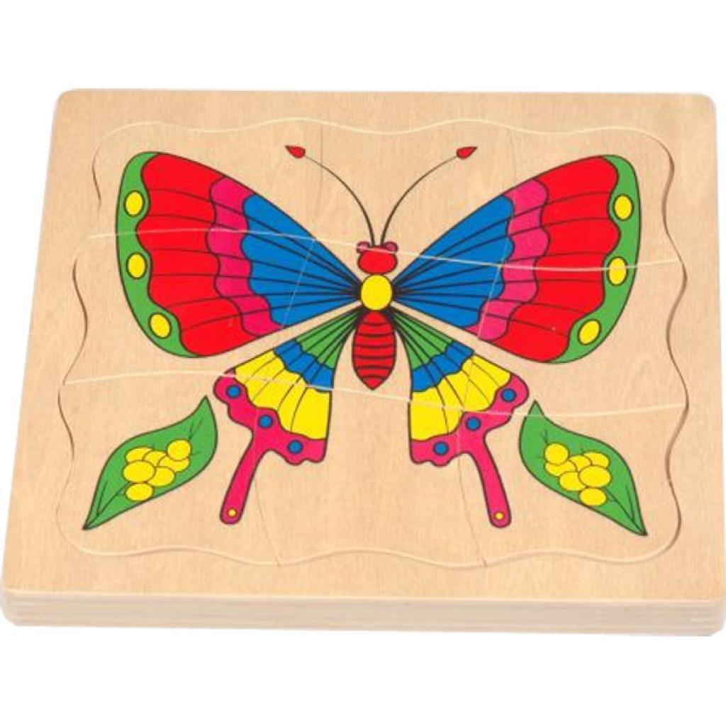 Пазл Мир деревянных игрушек Бабочка (Р 80)